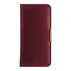 iPhone 11 Genuine Leather Wallet Case Red
